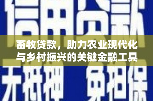 西安畜牧贷款，助力农业现代化与乡村振兴的关键金融工具