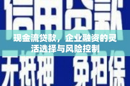 西安现金流贷款，企业融资的灵活选择与风险控制