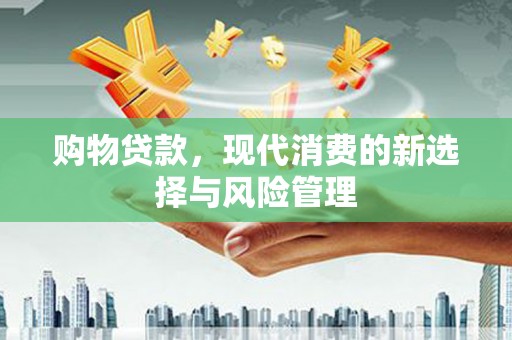 西安购物贷款，现代消费的新选择与风险管理