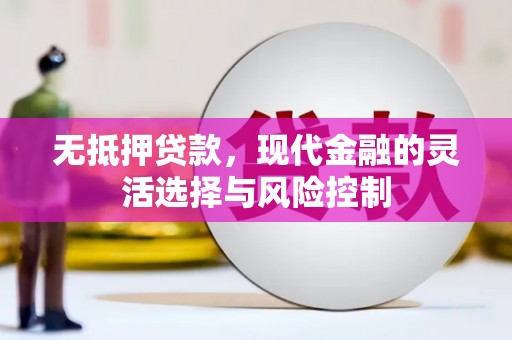 西安无抵押贷款，现代金融的灵活选择与风险控制