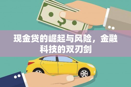 西安现金贷的崛起与风险，金融科技的双刃剑