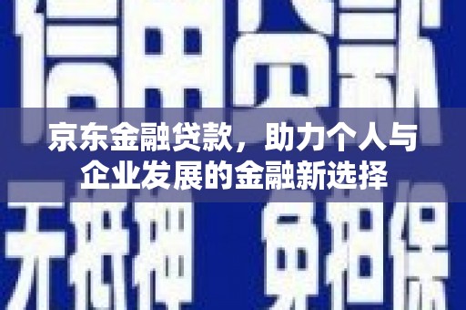 西安京东金融贷款，助力个人与企业发展的金融新选择