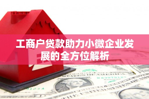 西安工商户贷款助力小微企业发展的全方位解析