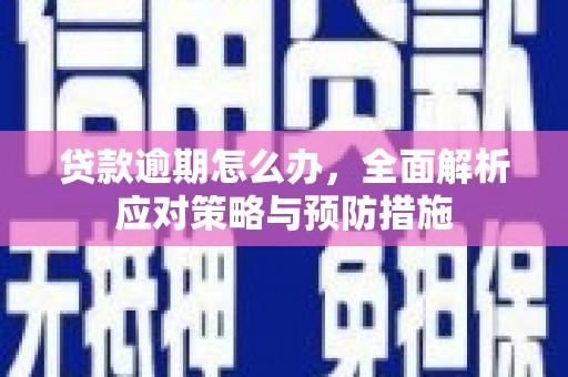 西安贷款逾期怎么办，全面解析应对策略与预防措施