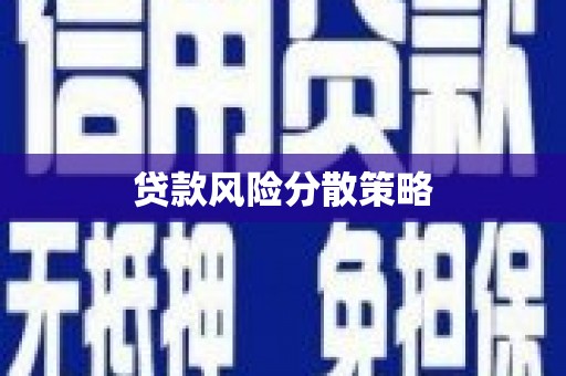 西安贷款风险分散策略
