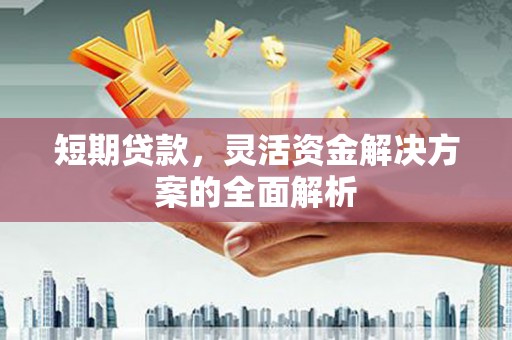西安短期贷款，灵活资金解决方案的全面解析