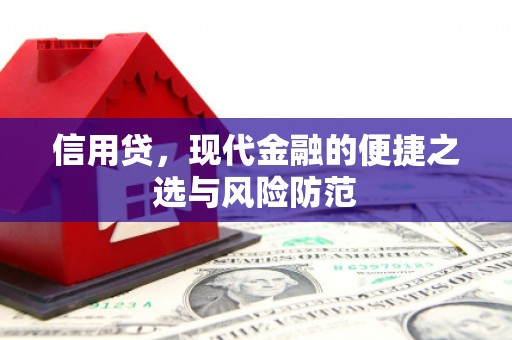 西安信用贷，现代金融的便捷之选与风险防范