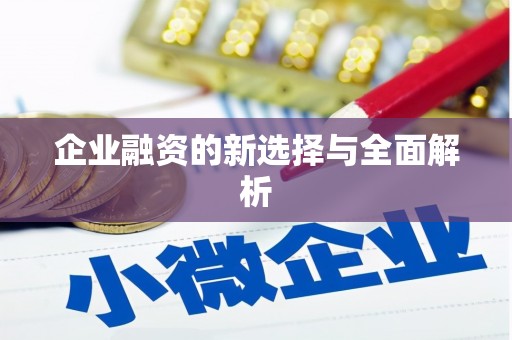 西安企业融资的新选择与全面解析