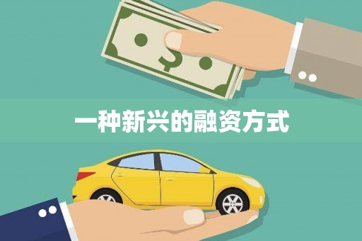 西安一种新兴的融资方式