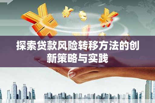 西安探索贷款风险转移方法的创新策略与实践